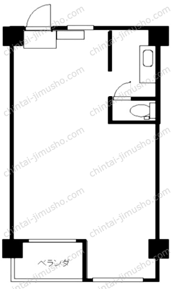 高輪中央マンションの間取図