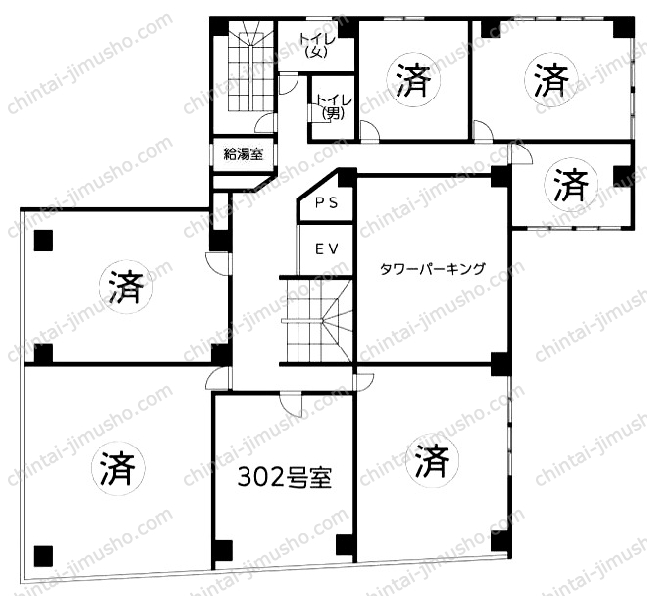 大同ビルの間取図