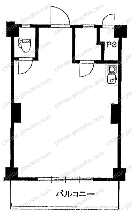 興亜第2マンションの間取図