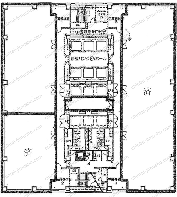 太陽生命品川ビル／ビジネスエアポート品川の間取図
