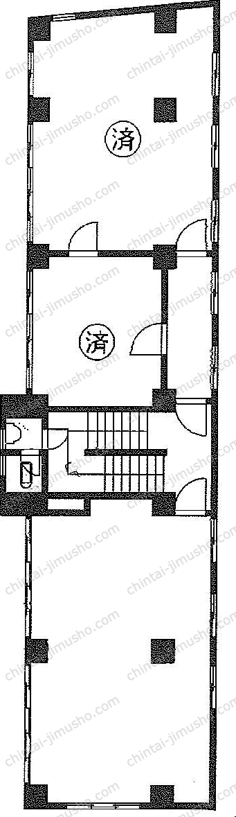 大島ビル第一別館の間取図