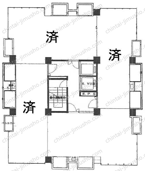 コイトビルの間取図