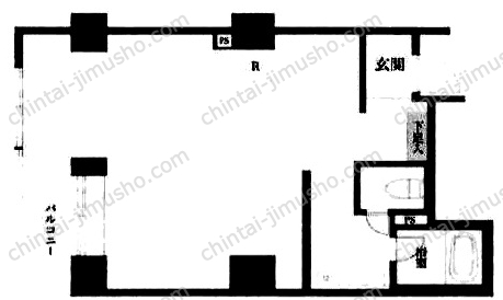 高輪サンハイツの間取図