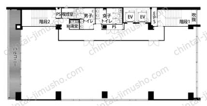 コーストライン品川ビルの間取図