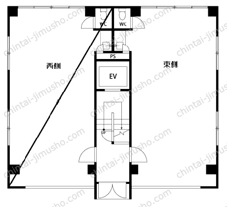 滝上ビルの間取図