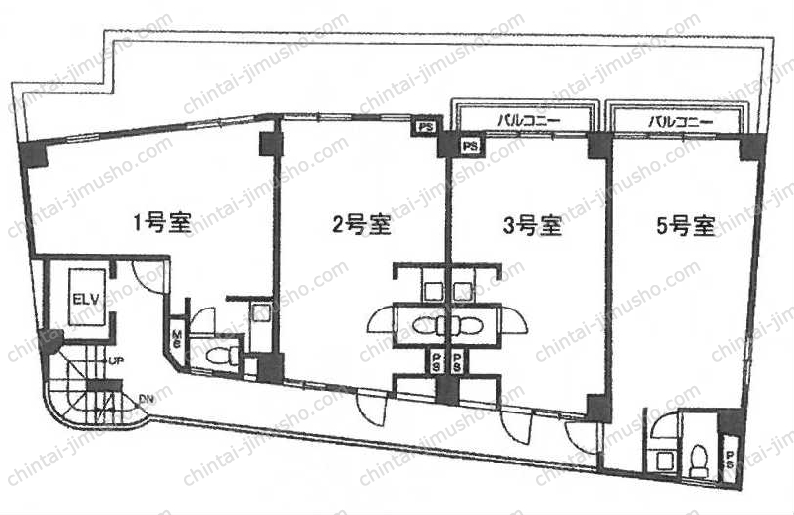 第三叶ビルの間取図