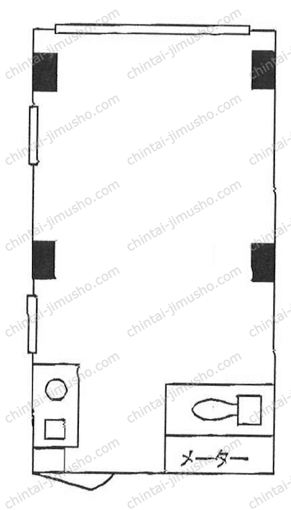 銀座201ビルの間取図