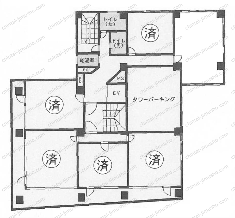 大同ビルの間取図