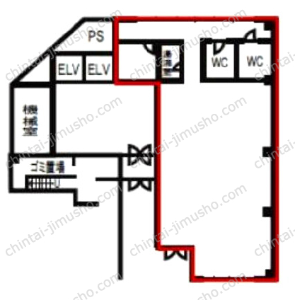 グランバレー三崎町の間取図