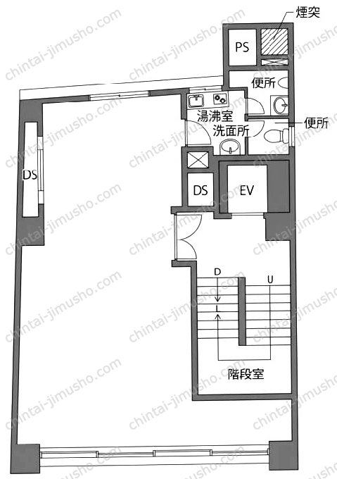 赤坂ビルの間取図