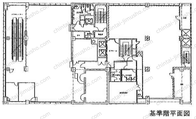 兜町ビルの間取図