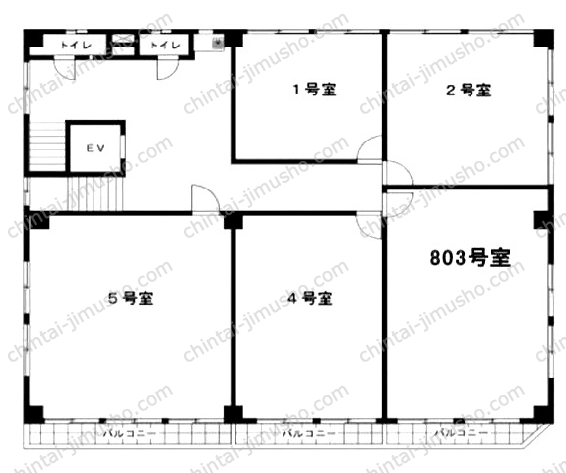 山京ビル本館の間取図