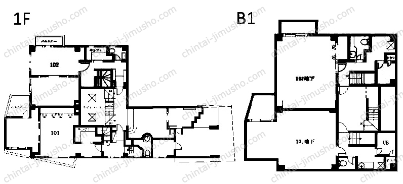 坂町ビル／ル・グラシエル　レゼール四谷の間取図
