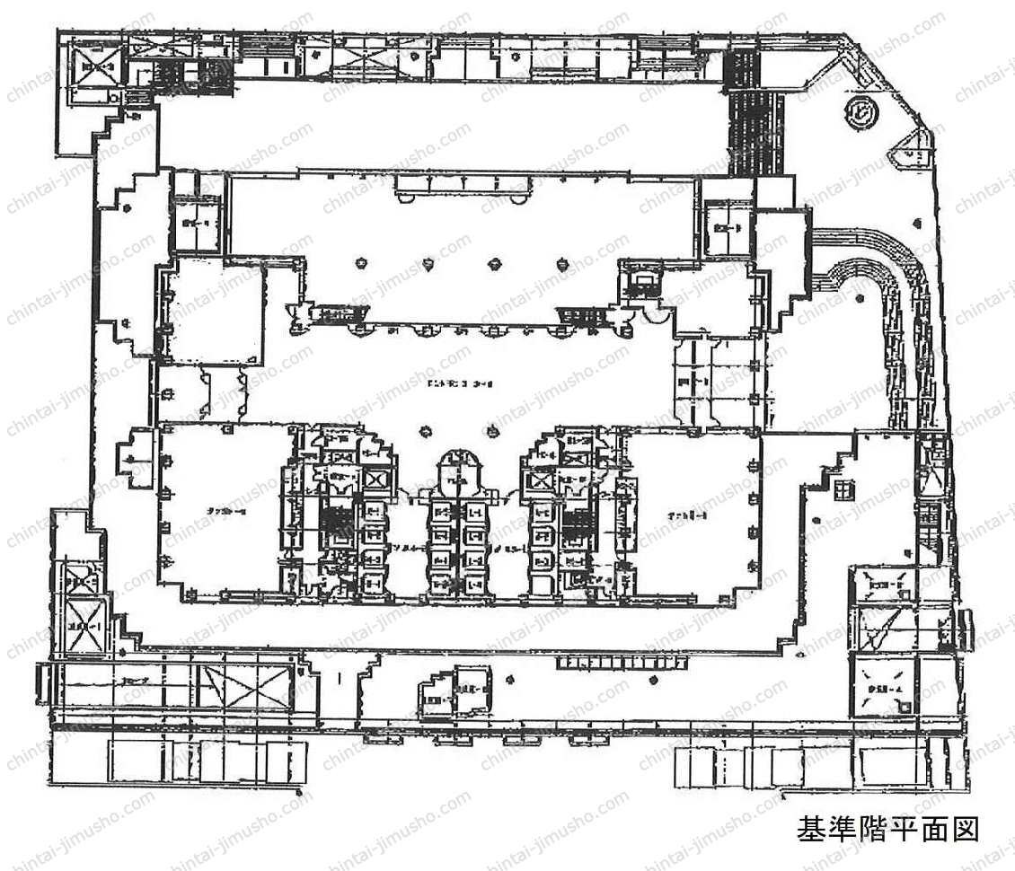 新宿モノリスの間取図