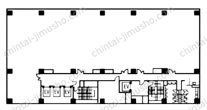 ONE SHINKAWAの間取図