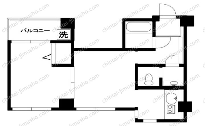 ヴィラデステ原宿の間取図