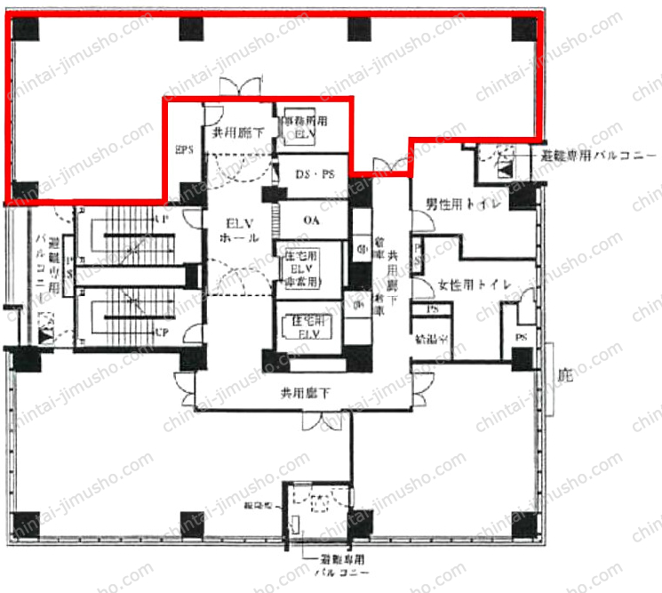 麹町パークハウスの間取図