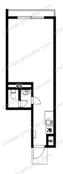 グローリア宮益坂Ⅲの間取図