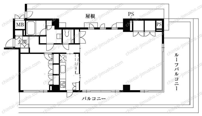 VORT恵比寿Dual'sの間取図