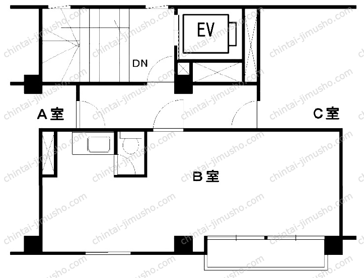 六本木DMビルの間取図