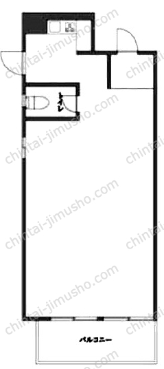 元赤坂マンションの間取図