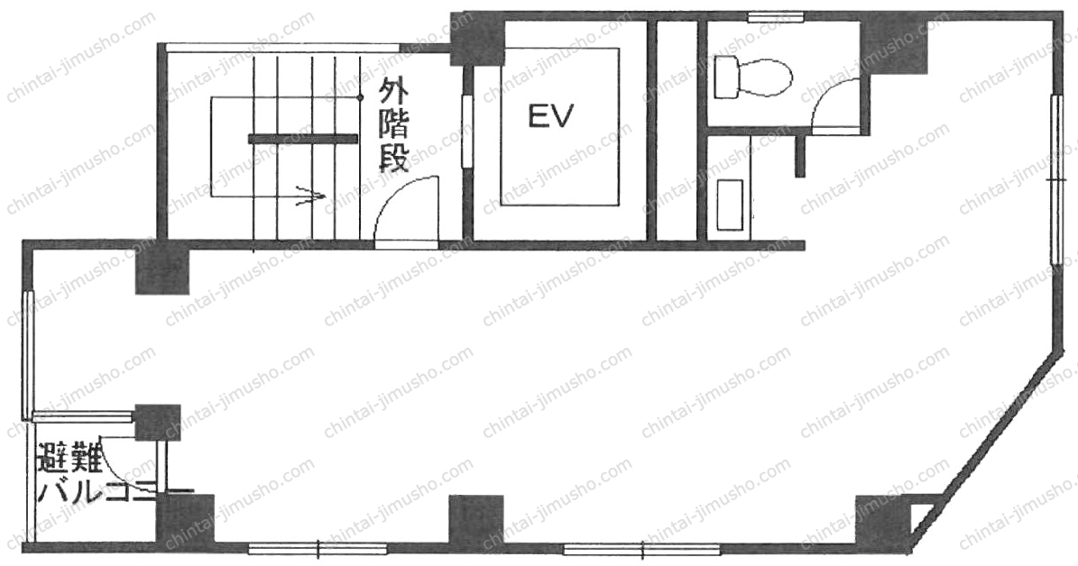 富岳ビルの間取図