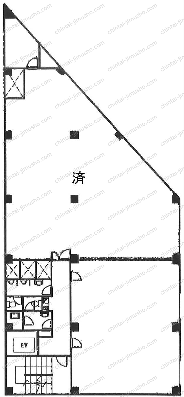 第二美須ビルの間取図
