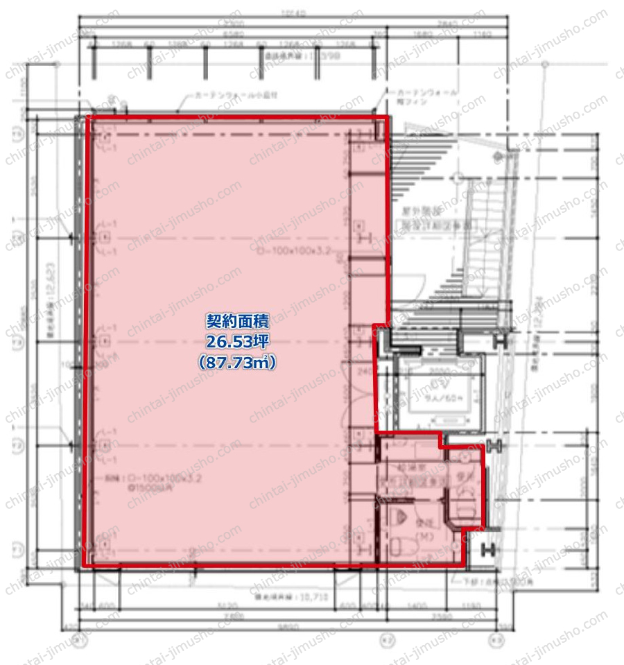 青山江崎ビルの間取図