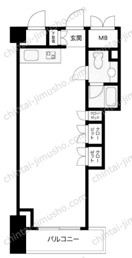 VORT恵比寿Dual'sの間取図