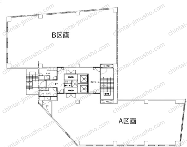 市ヶ谷中央ビルの間取図