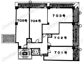 セントラル大手町の間取図