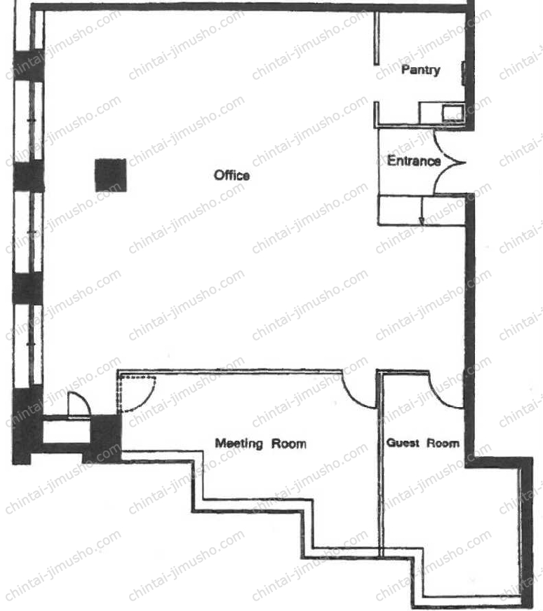 アイタウンプラザの間取図