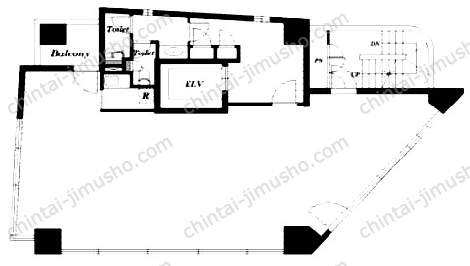 B City Tower AZABU TOKYOの間取図