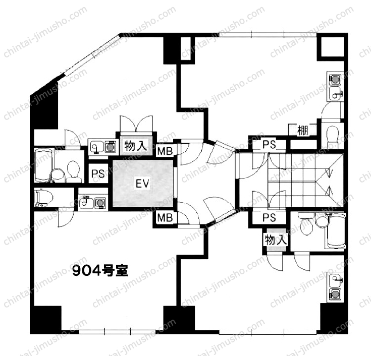 新橋相互ビルの間取図