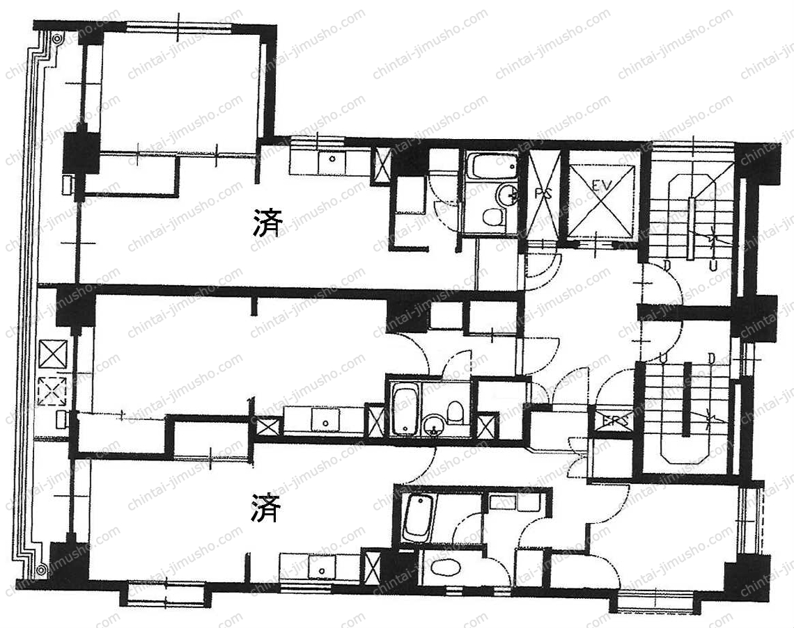 KIビルの間取図