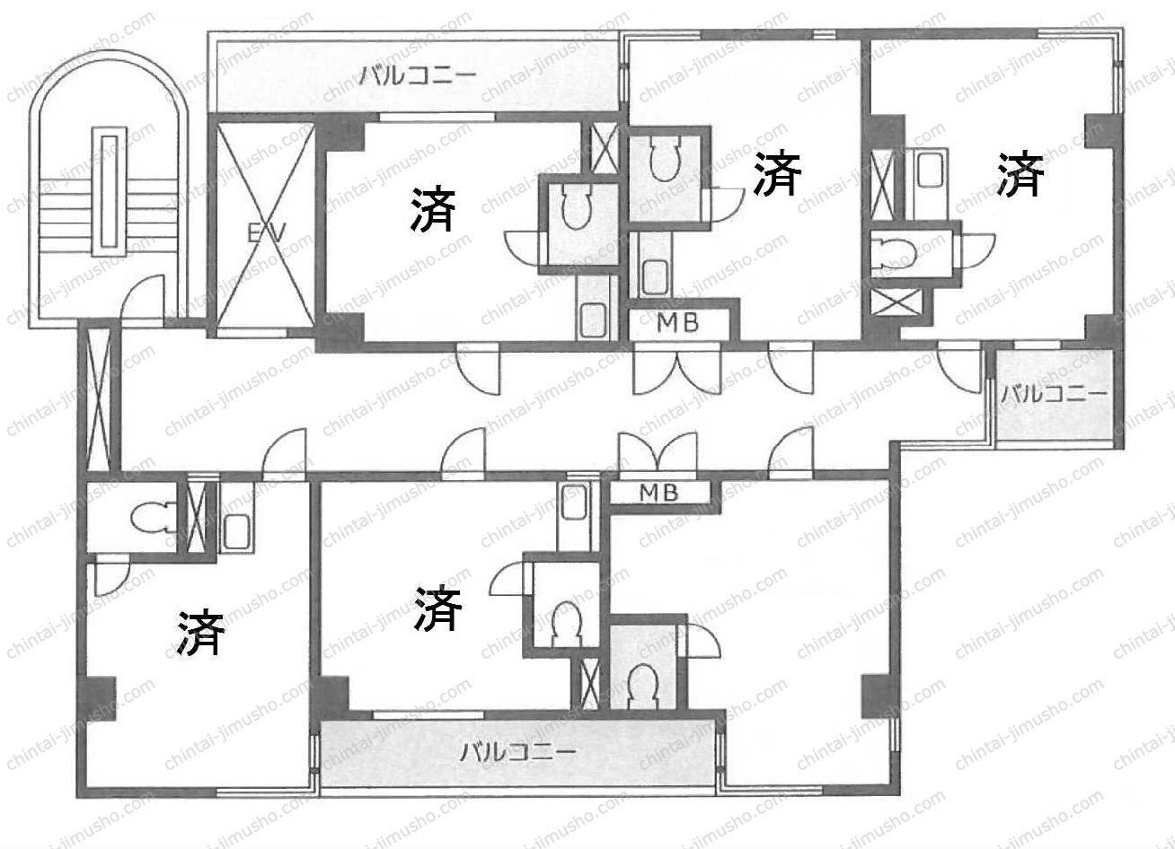パーク・ノヴァお茶の水の間取図