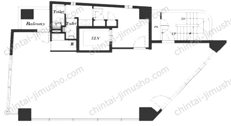 B City Tower AZABU TOKYOの間取図
