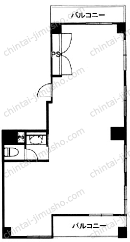 東麻布ビルの間取図