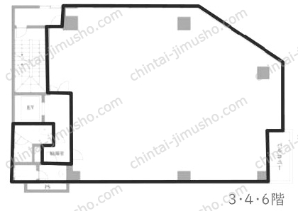 TMSビルの間取図