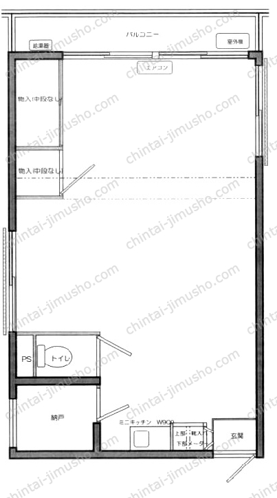 第2宮廷マンションの間取図