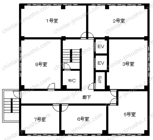 15山京ビルの間取図