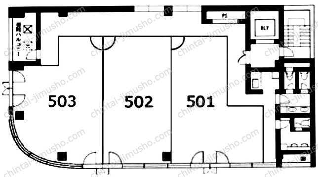 ル・グラシエルBLDG.1の間取図