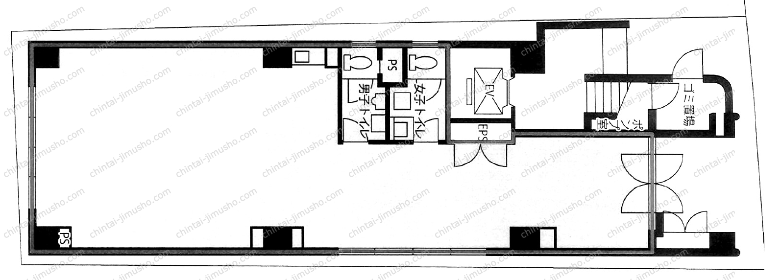 芝シムラビルの間取図