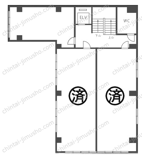 松井ビルの間取図