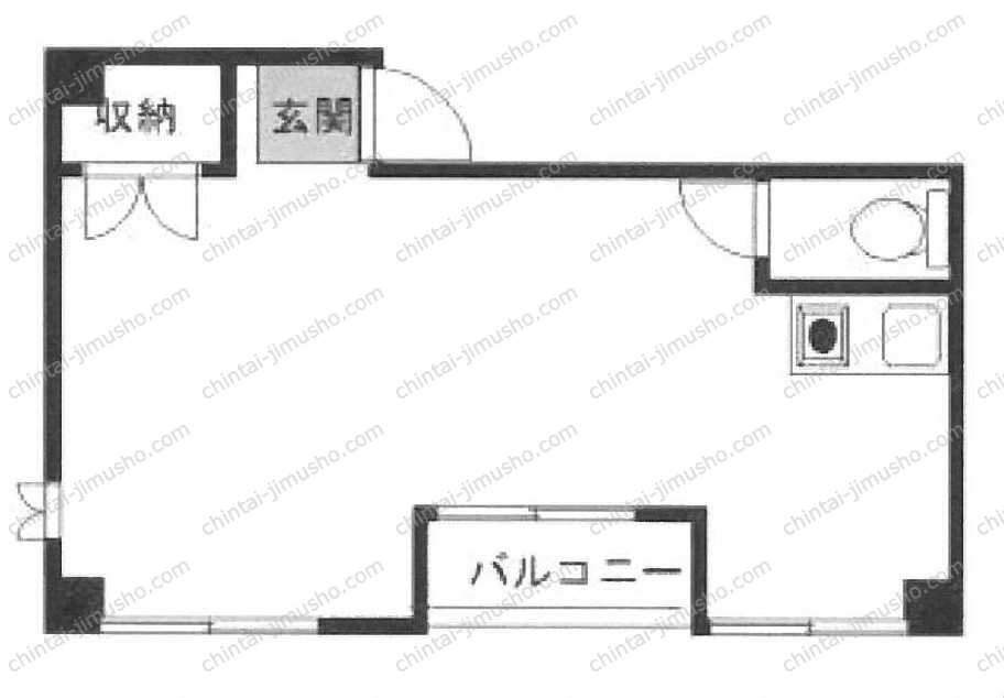 染谷ビルの間取図