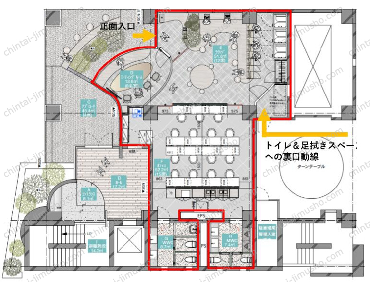 COLOR・US銀座東の間取図