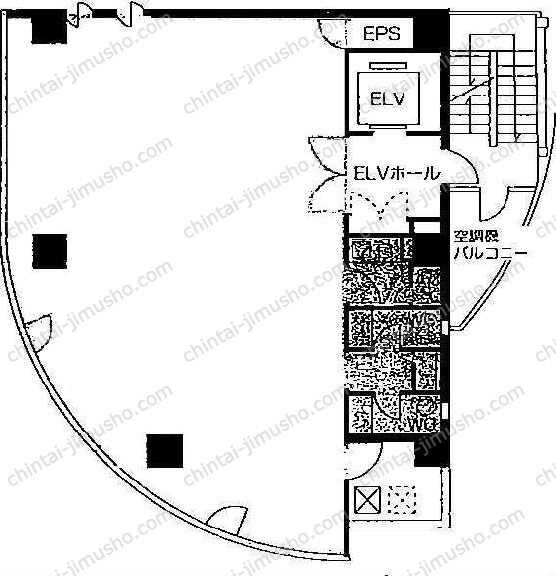 サワダビル／恵比寿ライズオフィス1stｑの間取図
