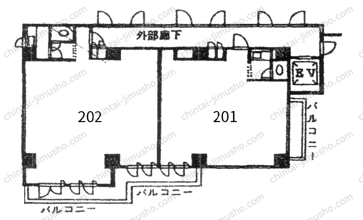 さいかち坂ビルの間取図