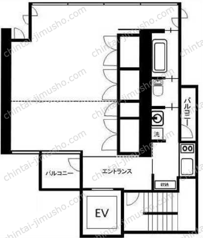 REXIED恵比寿の間取図