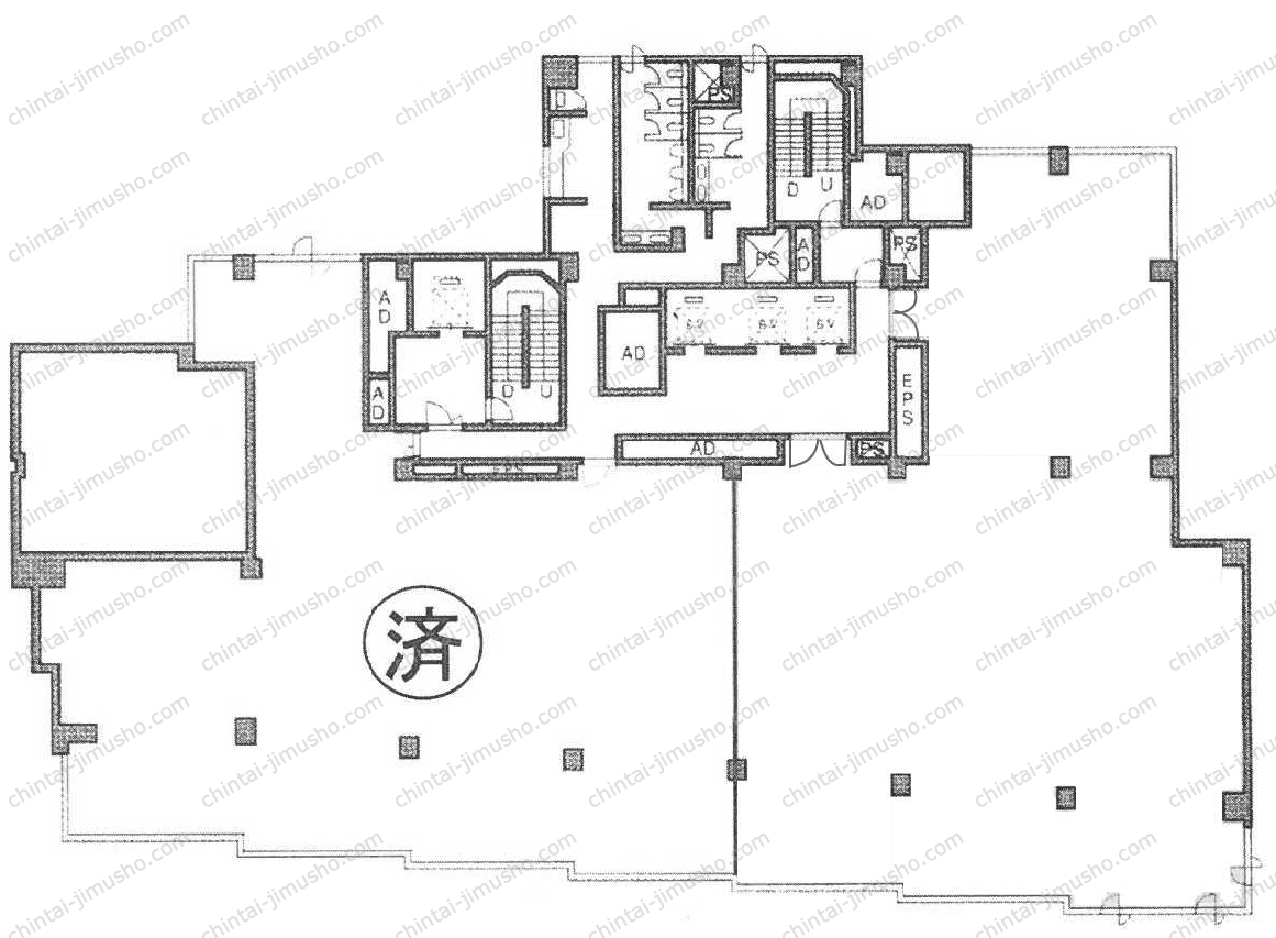 芝大門センタービルの間取図